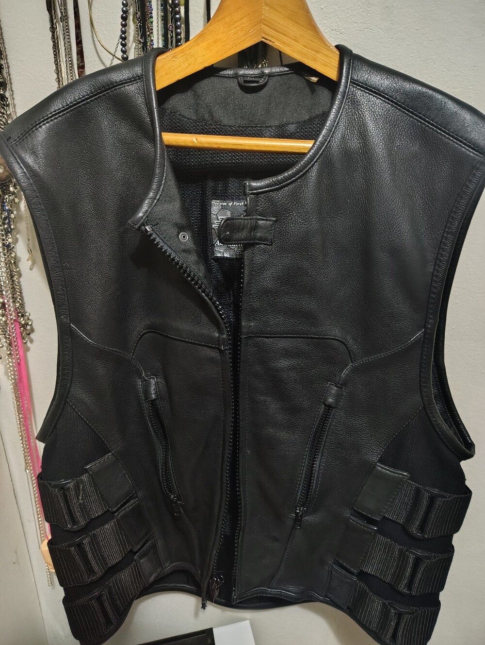Men's M - First Classics Authentic Leather Riding Vest